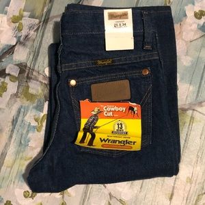 NWT Mens Wrangler 25 x 34 Cowboy Cut Jeans